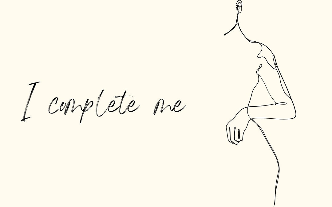 Motivational Picture (I Complete Me) - Etsy