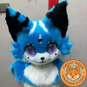 Fursuit Head- Head, Furry Head ,  Furry Cosplay, Fantasy Creatures,  Fantasy Creatures, Cool  Fursuit