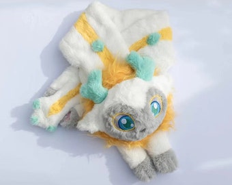 The Legend of Zelda Light Dragon, Tears of The Kingdom Warm Scarf, Light Dragon’s Cute and Fluffy Scarf