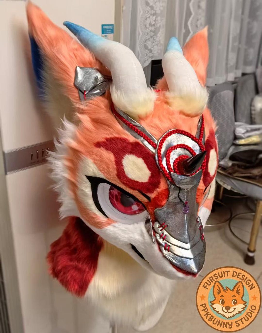 Fursuit Head- Head, Furry Head , Furry Cosplay, Fantasy Creatures ...
