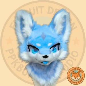 Fursuit Head- Head Only, Furry Cosplay, Fursuit Premade, Kemono Cosplay, Fursuit Head