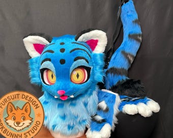 Derpy Tiger Fursuit Head-  Derpy Tiger Cosplay Full Body ,Furry Cosplay, Blue Tiger Fursuit Head,claw,tail