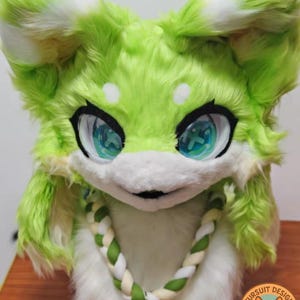 Fursuit Head- Head Only, Furry Cosplay, Fursuit Premade, Kemono Cosplay, Fursuit Head