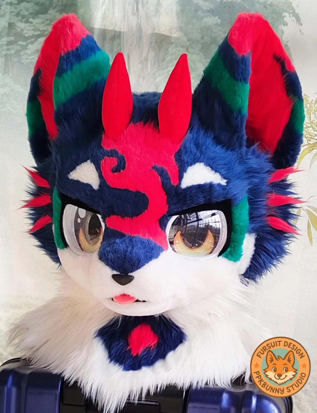 Fursuit Head- Head, Furry Head , Furry Cosplay, Fantasy Creatures ...