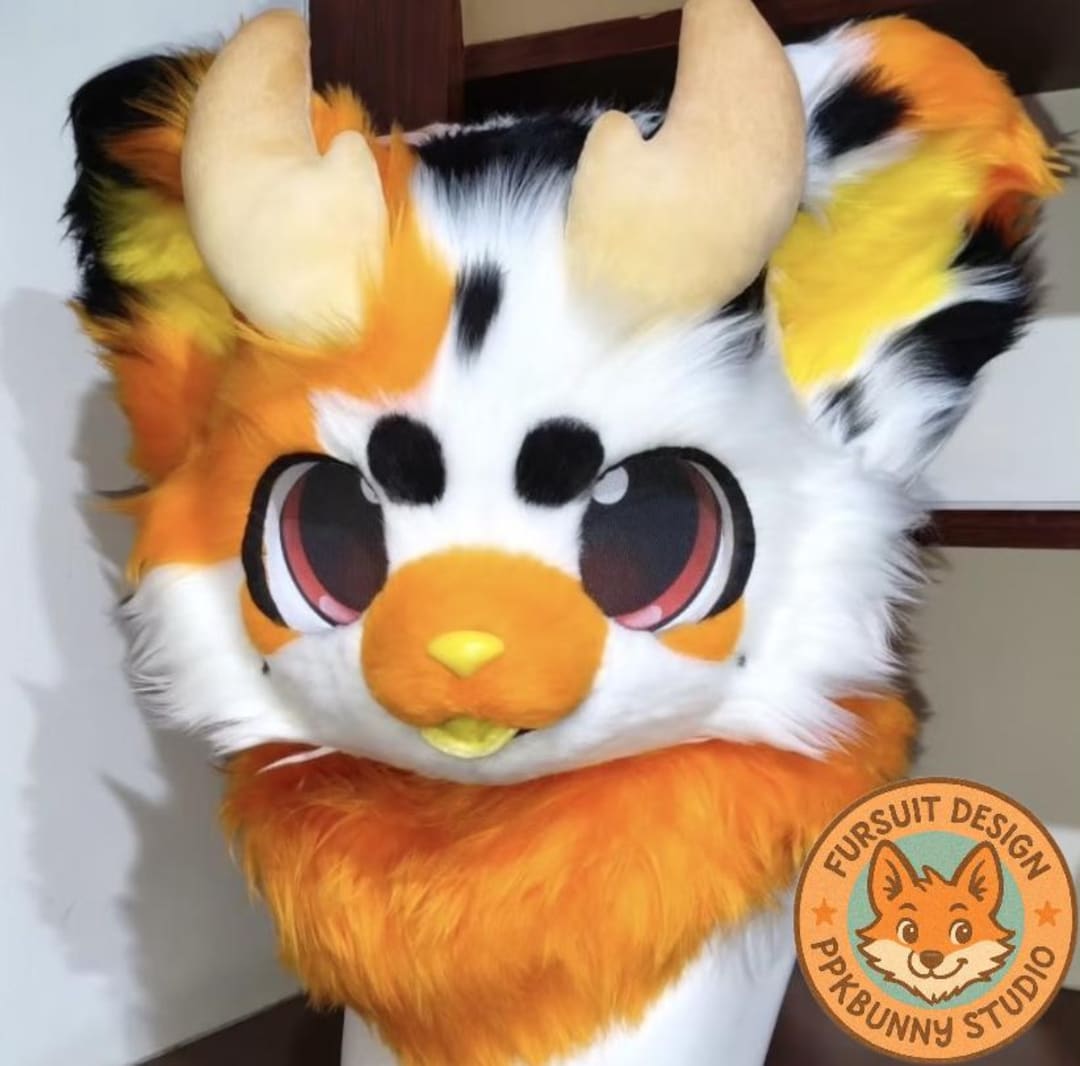 Fursuit Head- Head, Furry Head, Furry Cosplay, Fantasy Creatures ...