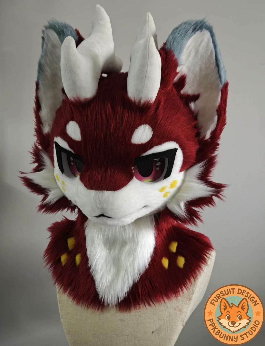 Fursuit Head- Head, Furry Head, Furry Cosplay, Fantasy Creatures ...