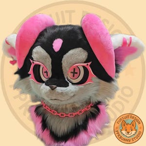 Fursuit Head- Head Only, Furry Cosplay, Fursuit Finished, Kemono Cosplay, Fursuit Head