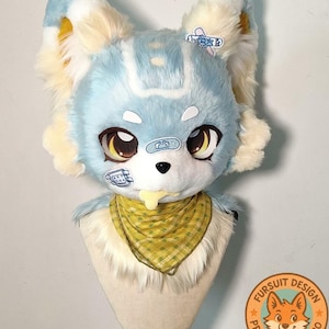 Fursuit Head- Head, Furry Head ,  Furry Cosplay, Fantasy Creatures,  Fantasy Creatures, Cool  Fursuit