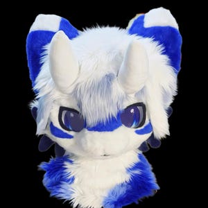 Fursuit Head-Head Only, Furry  Pre-Made Fur Head, Furry Cosplay, Fursuit Premade, Dog Fantasy Creatures, Cute Dog Furry Mask Head