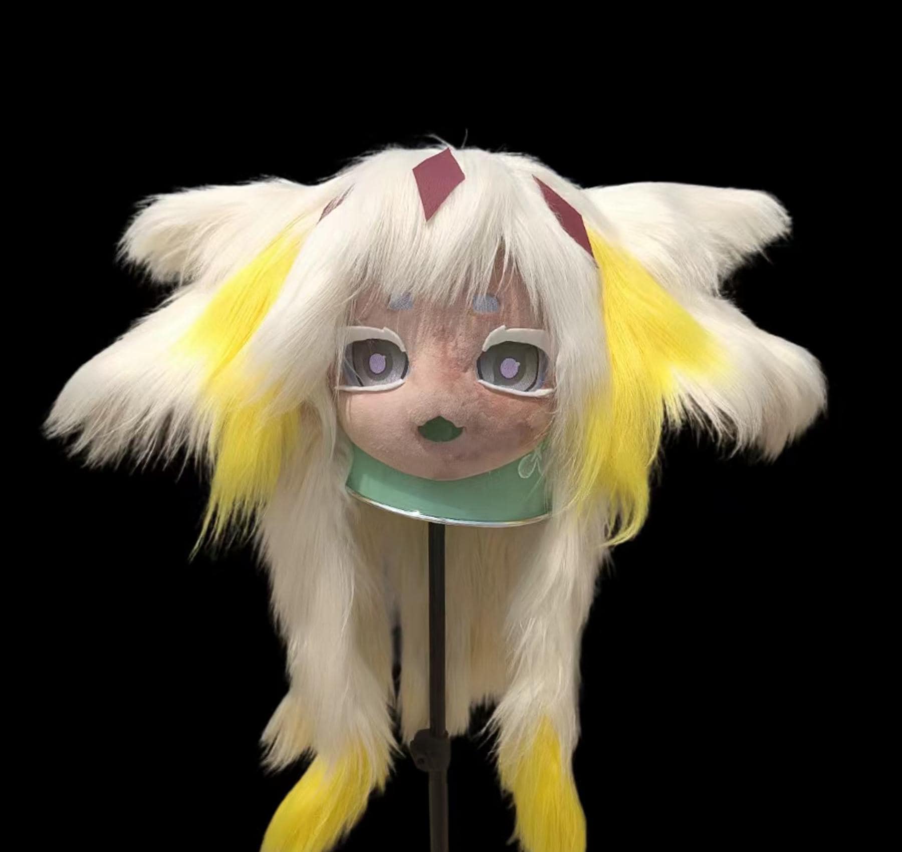 Made in Abyss, Kigurumi Fursuit Head, Faputa Furry Mask Head,furry