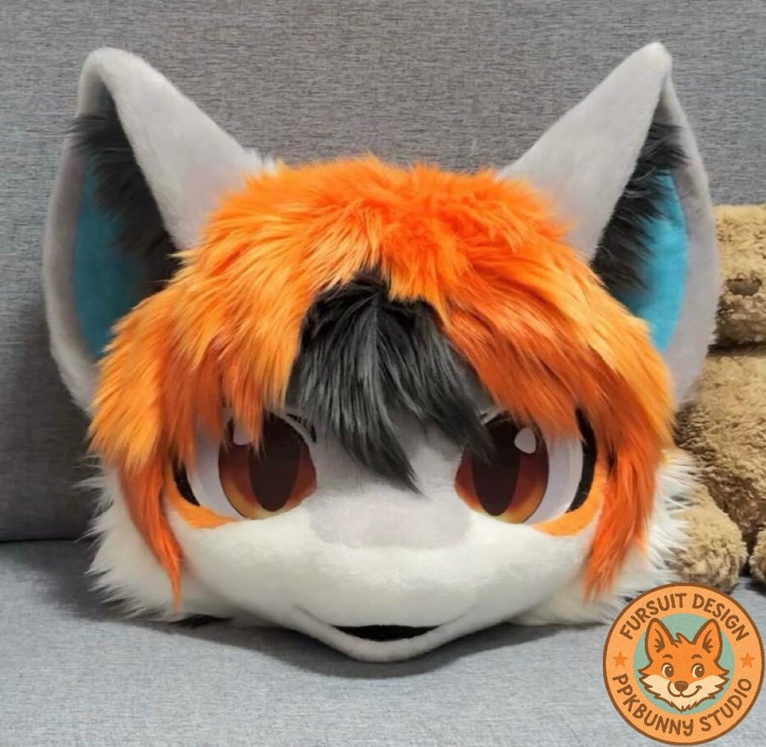 Fursuit Head- Head, Furry Head, Furry Cosplay, Fantasy Creatures ...