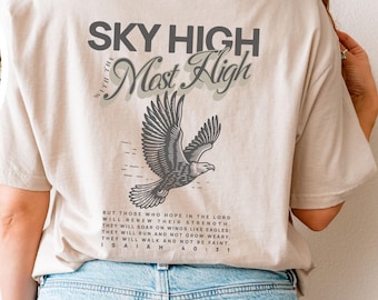 Isaiah 40:31 Christian T-Shirt | Christian Merch, Christian Streetwear, Inspirational Shirt, Spiritual Gift for Him or Her, Bible Verse Tee