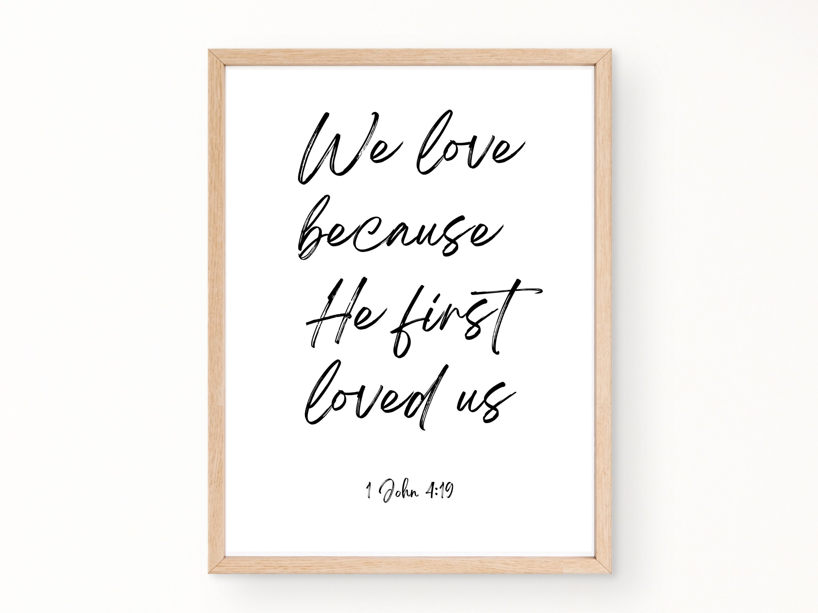 Set of 3, Bible Verse Wall Art, Christian Wall Art, Modern Christian ...