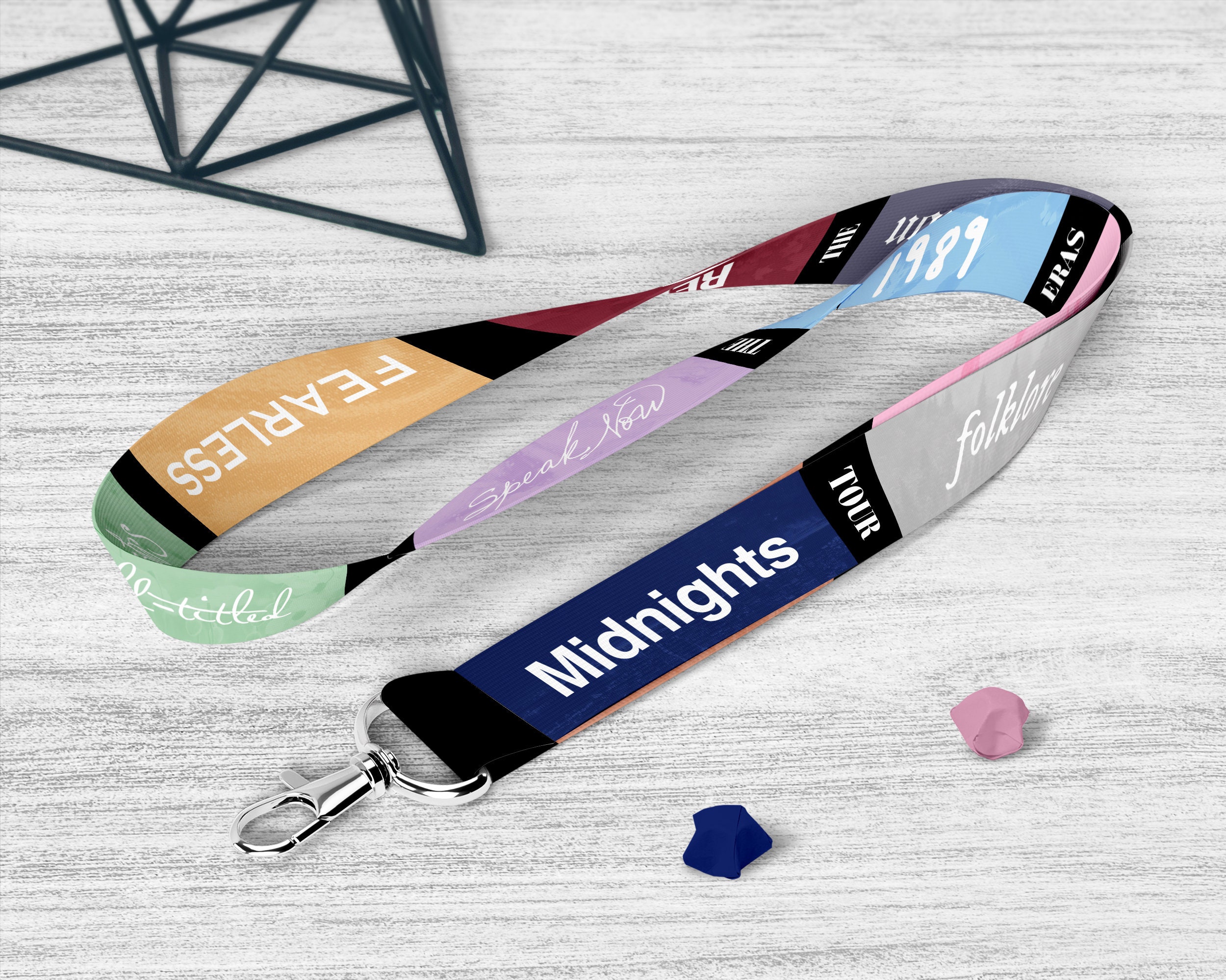 Eras Tour Lanyard. Full Color Fabric Print Lanyard Keychain - Etsy