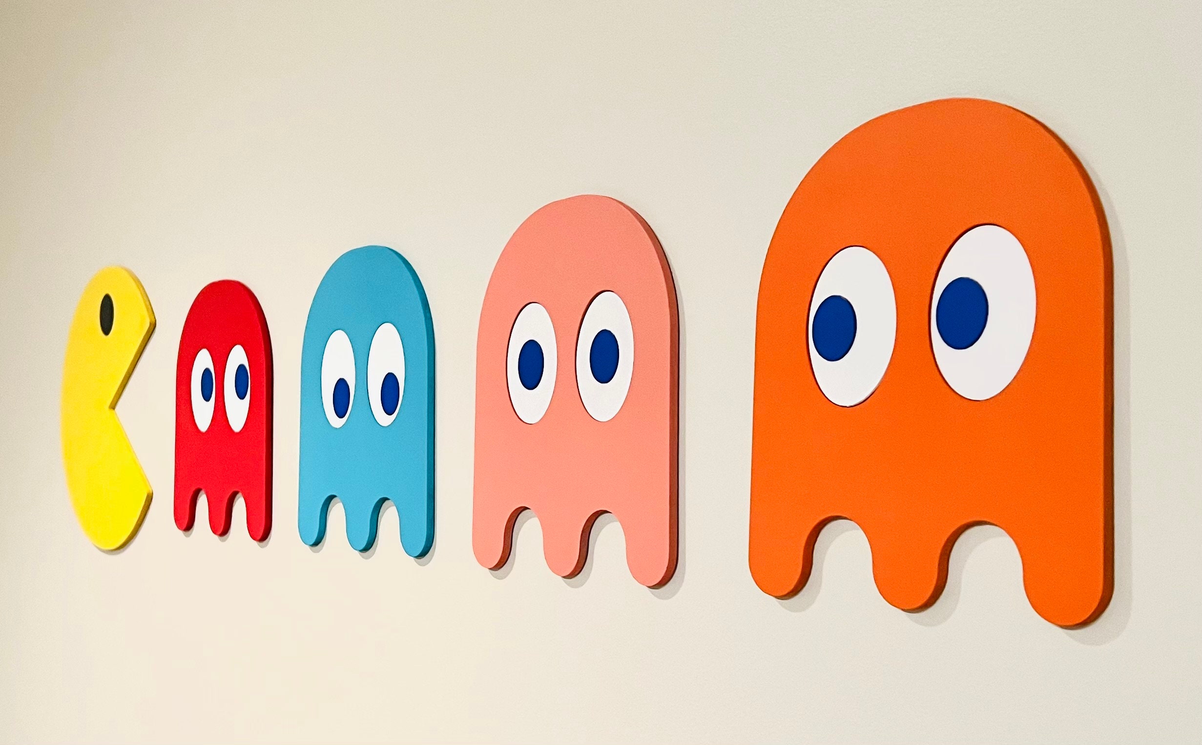 Retro Arcade Wall Decor Large Set Game Room Wall Art 1980s Etsy