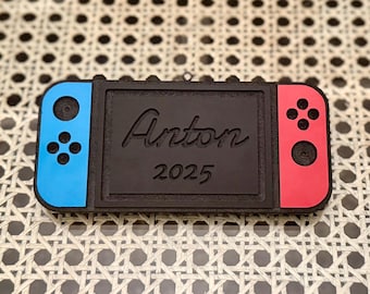 Personalized Gamer Ornament: Video Game Christmas Tree Decor - 2025