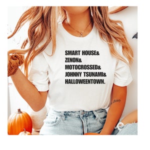 Disney Channel Original Movies T-Shirt: Smart House, Halloweentown, Motocrossed, Zenon, Johnny Tsunami