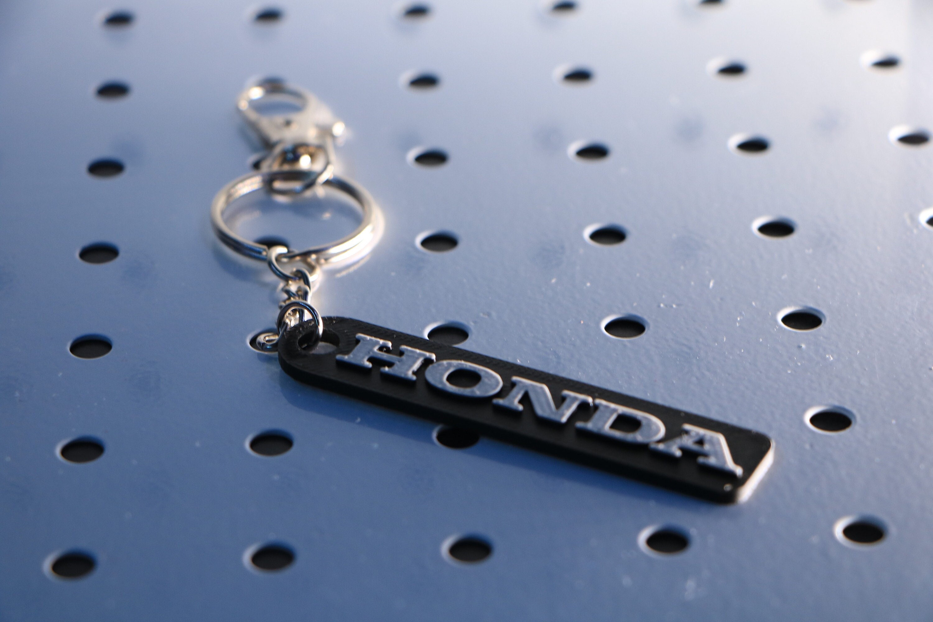 Metal Keychain Double Side Logo Key Chain Key Ring for Honda Type