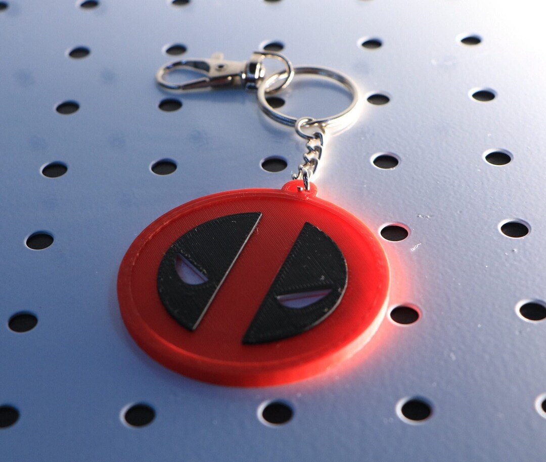 Deadpool Keychain Marvel Keychain Deadpool Accessory Marvel Accessory