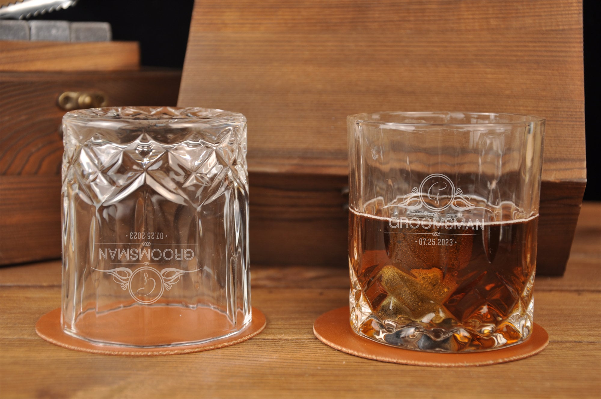 Personalized Whiskey Glasses Set,whiskey Glasses for Groomsmen ,whiskey Glasses Vintagewhiskey ...