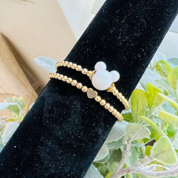 14K Gold Magical Mouse Bracelets