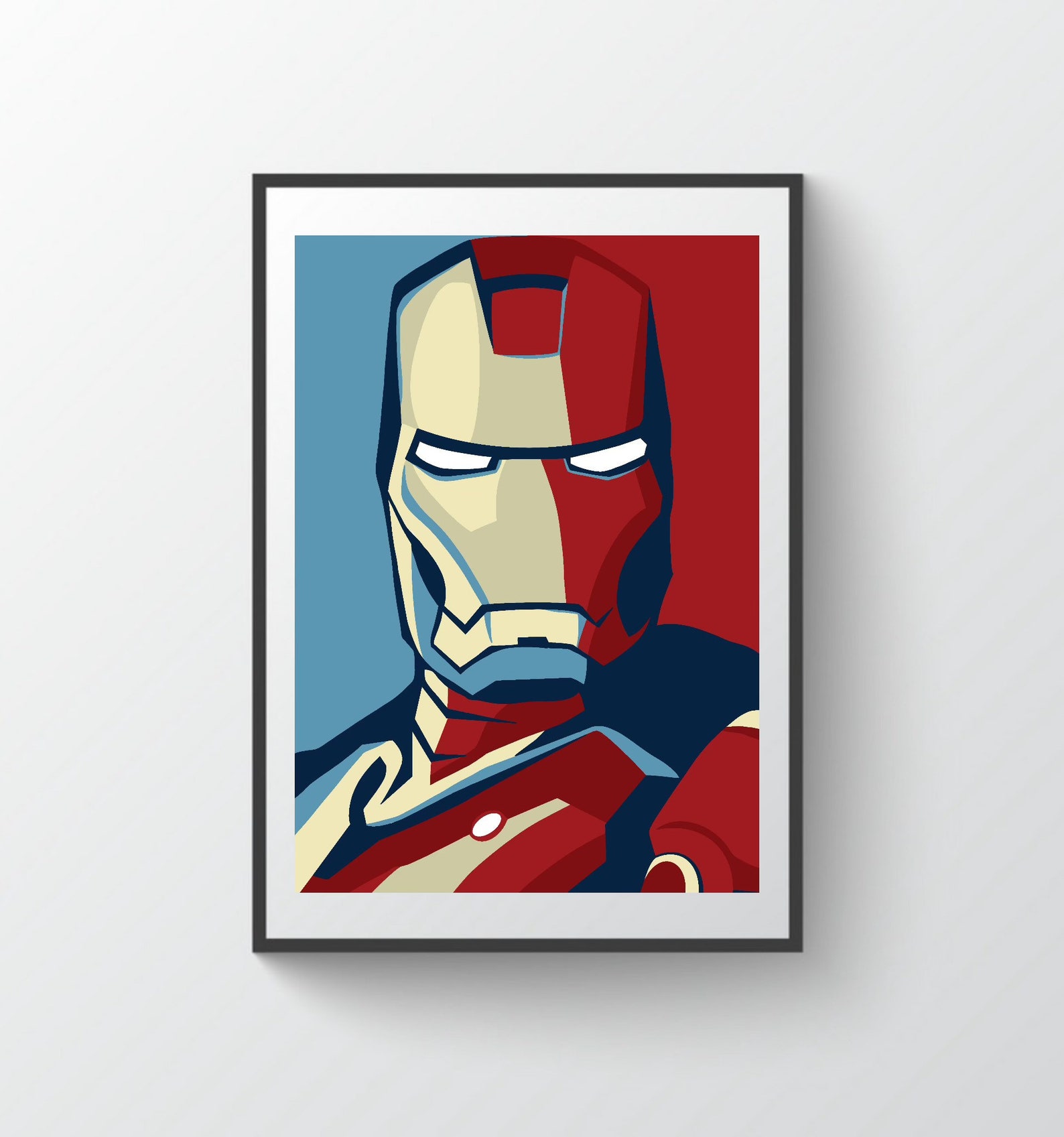 Iron Man Pop Art Print Wall Art Marvel Digital Prints Etsy UK