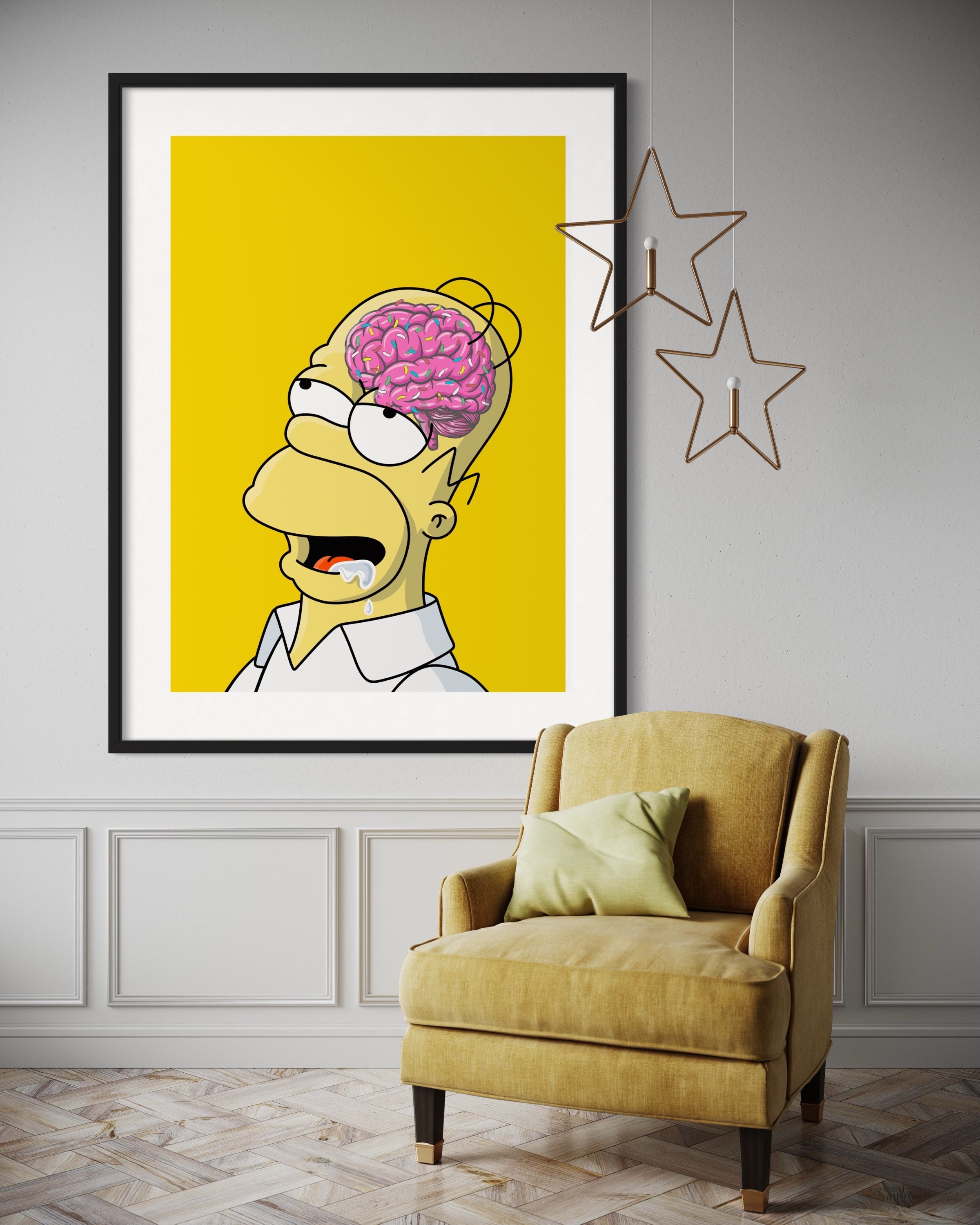 Discover The Simpsons Poster, Minimalist Movie Poster, Wall Art Print