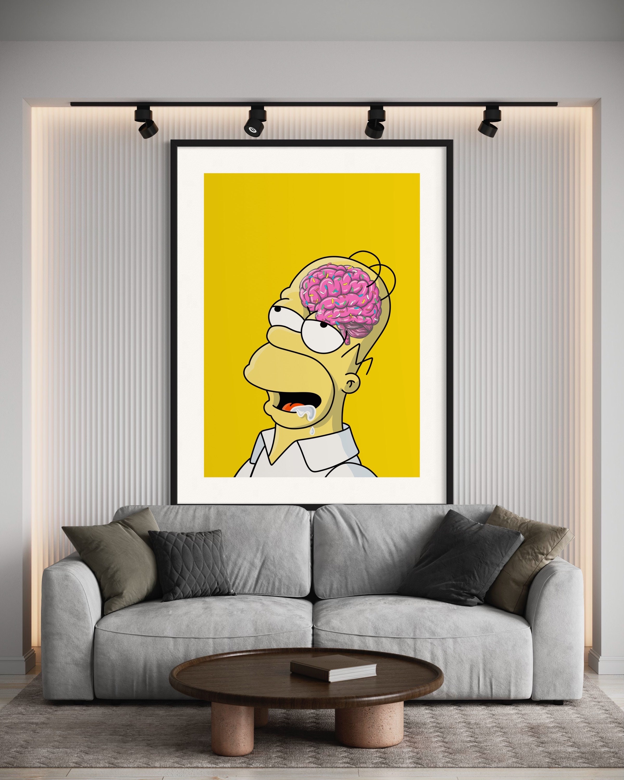 Discover The Simpsons Poster, Minimalist Movie Poster, Wall Art Print