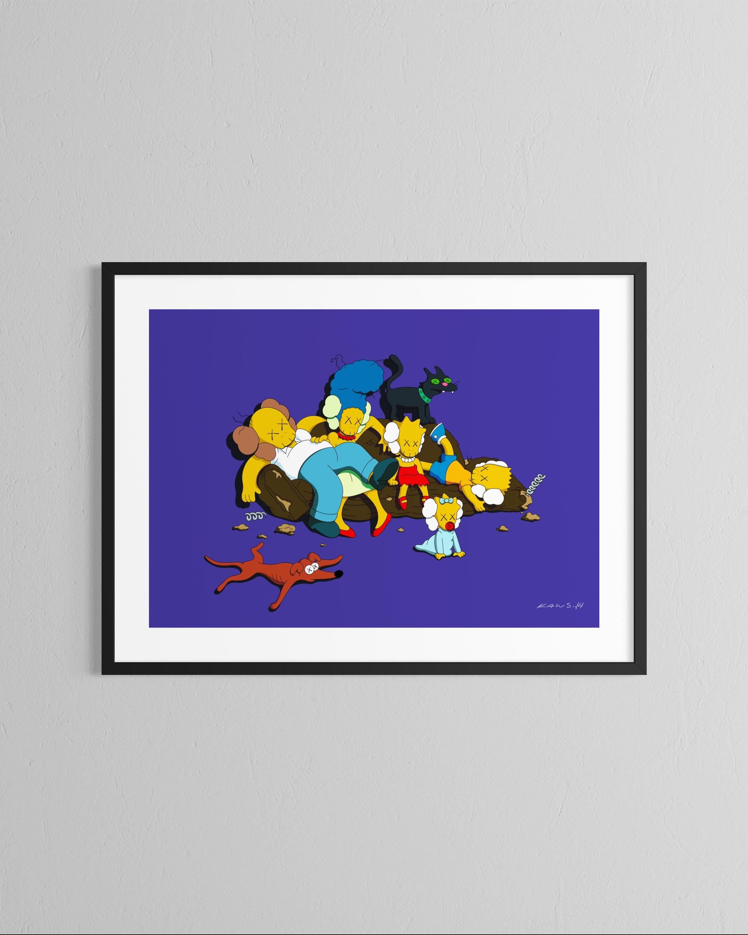 Simpsons Kaws - Etsy UK