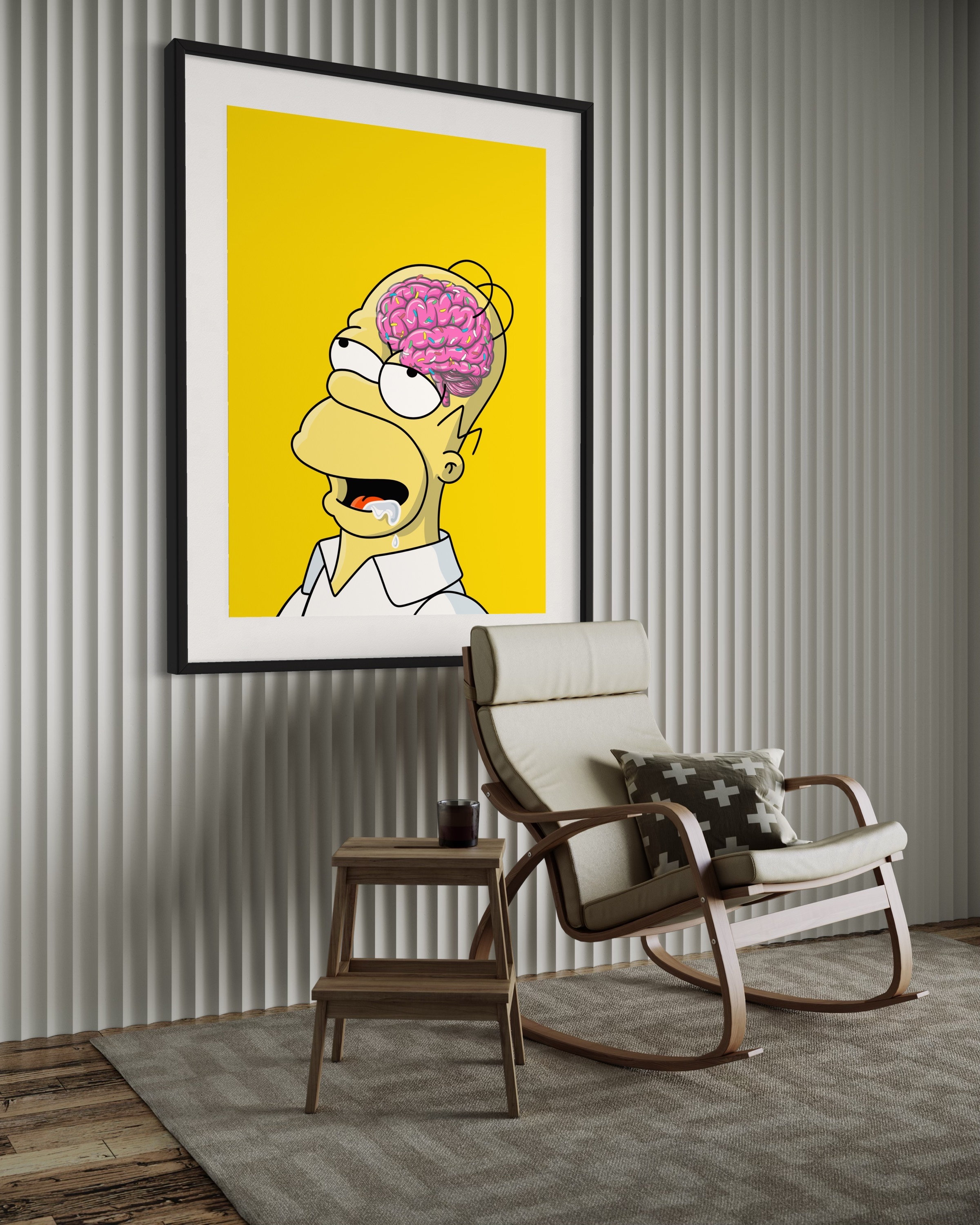 Discover The Simpsons Poster, Minimalist Movie Poster, Wall Art Print