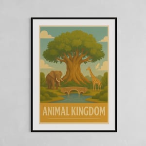 Disneyworld parken digitale prints, prints rechtstreeks naar je bestanden, dierenrijk, 1/4 printset. Onderdeel van Disneyworld-printset