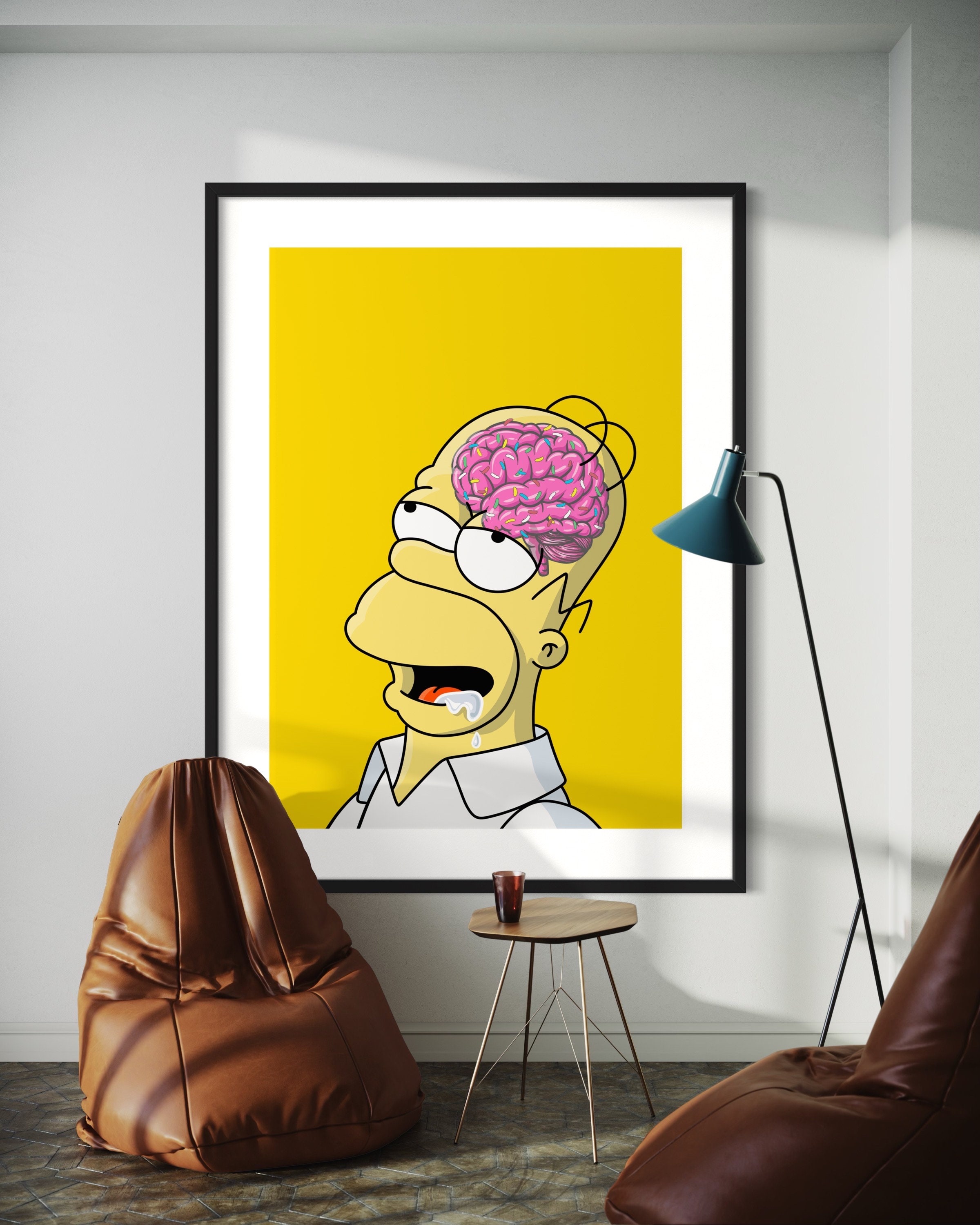 Discover The Simpsons Poster, Minimalist Movie Poster, Wall Art Print