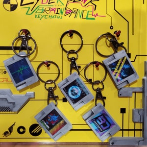 Cyberpunk Edgerunners BD keychains