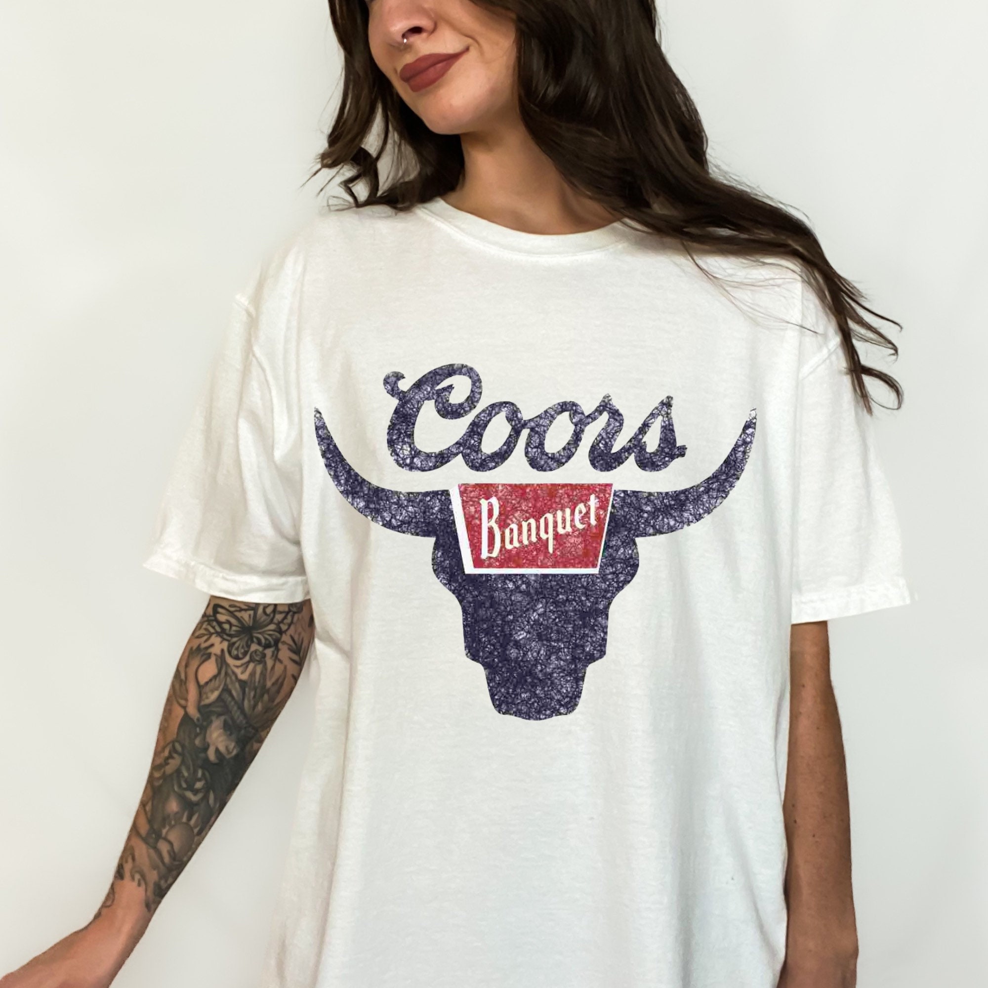 Coors banquet western country girl shirt