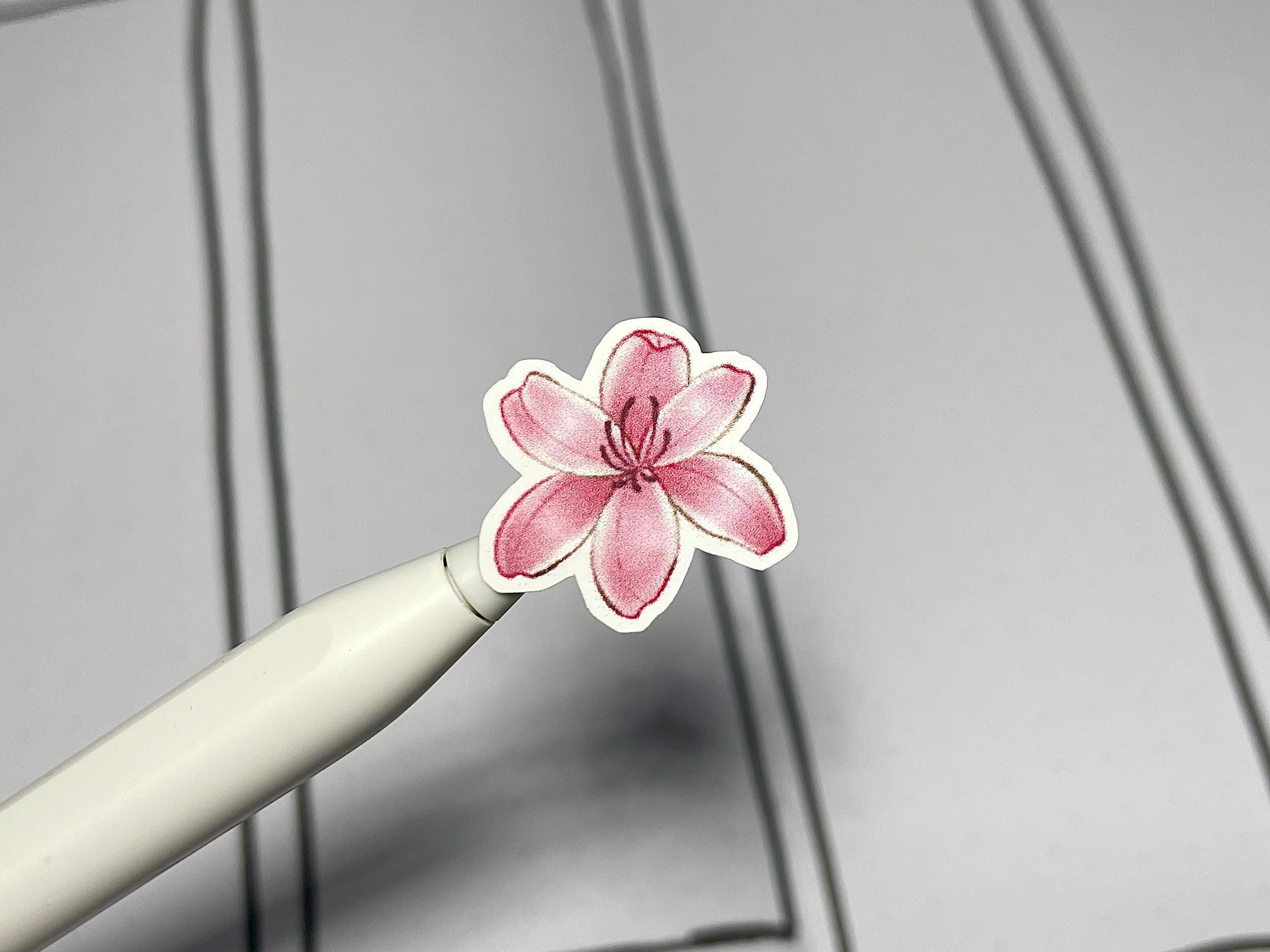 Flower Themed Spring Flowers Bullet Journal Stickers, Unique Handmade ...