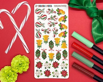 COZY CHRISTMAS | Deco Sticker Sheet | Planner Stickers - Etsy