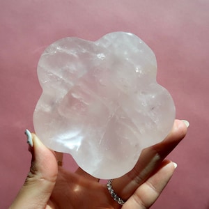 High Quality Rose Quartz Star Dish