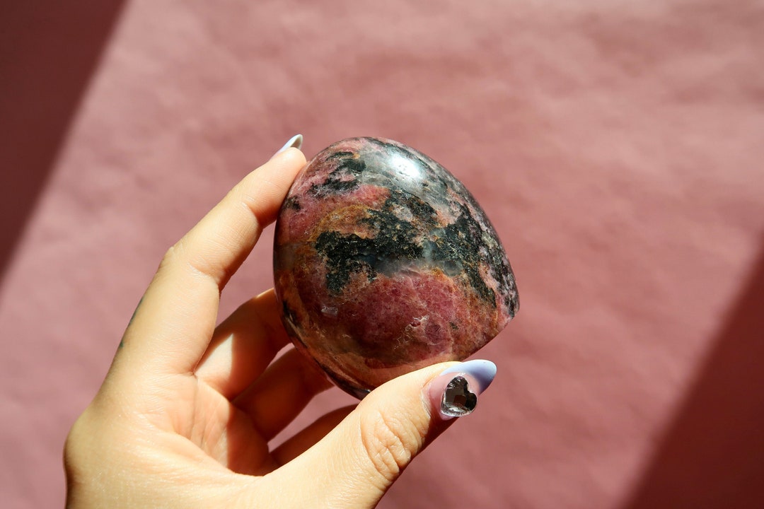 Cute Blackpink Rhodonite Freeform - Etsy