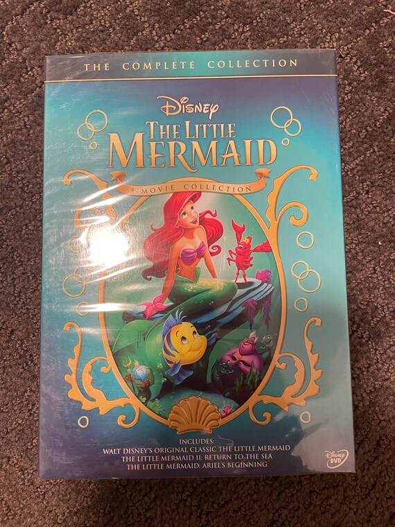 Disney the Little Mermaid 3 Movie Collection DVD NEW Etsy