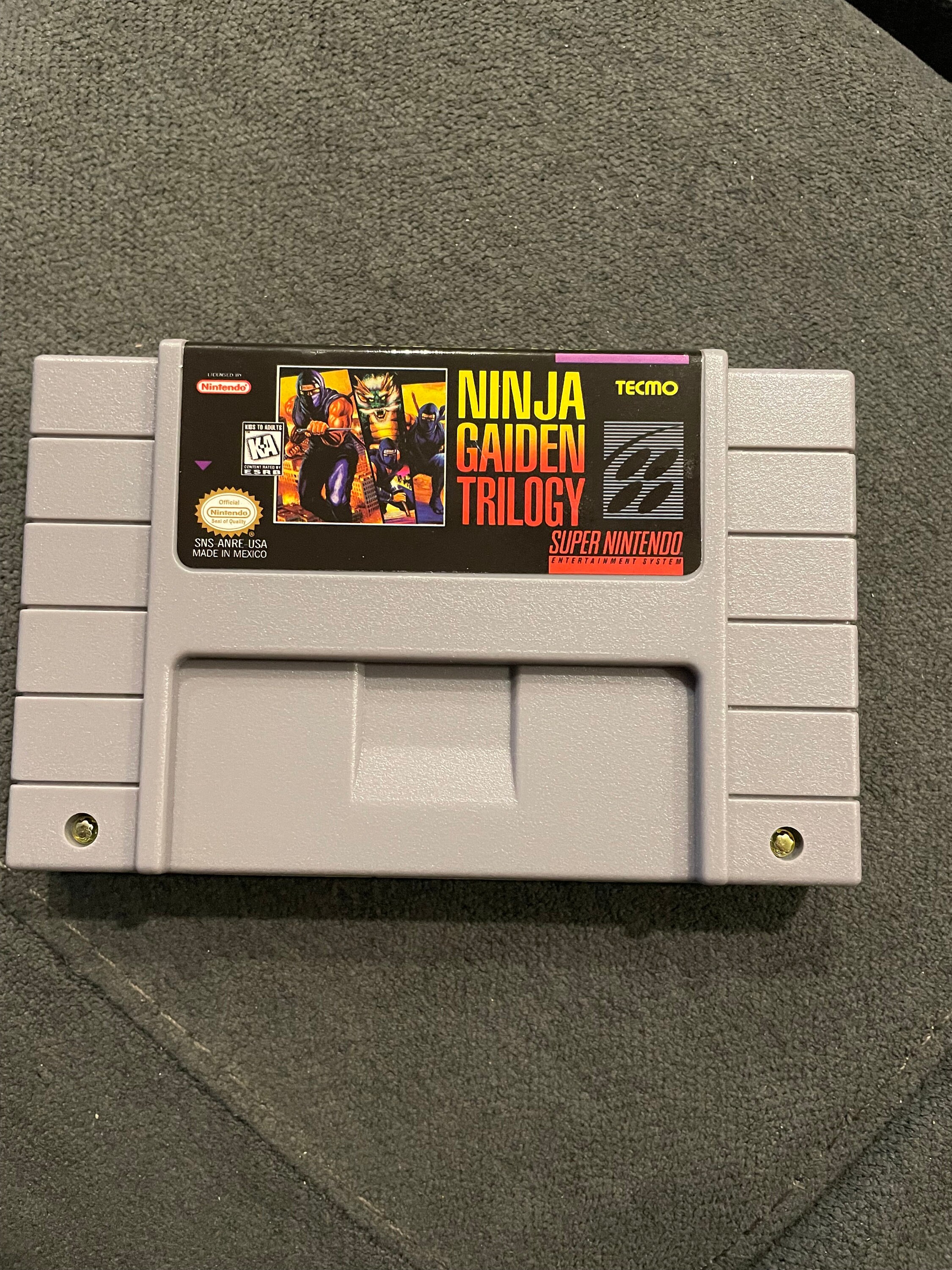Ninja Gaiden Trilogy 1 2 3 super NINTENDO SNES Game Only - Etsy