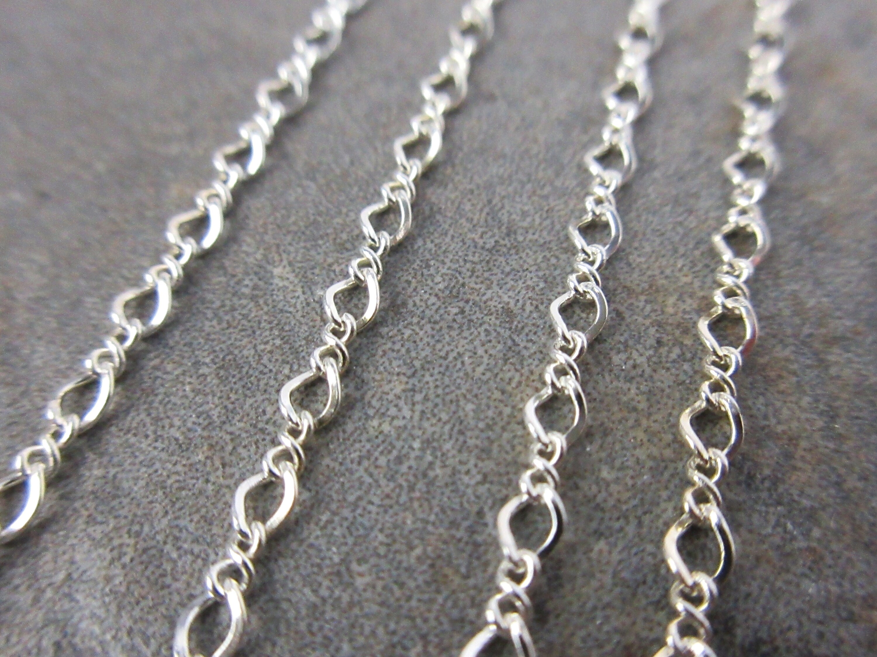 Figure 8 Chain - Various Sizes & Metal - 2.5-4.6mm - Etsy