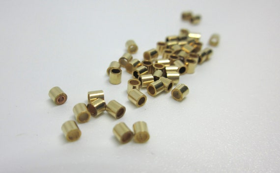 14K Gold Filled Crimp Beads Crimp Tubes for Jewelry Making 