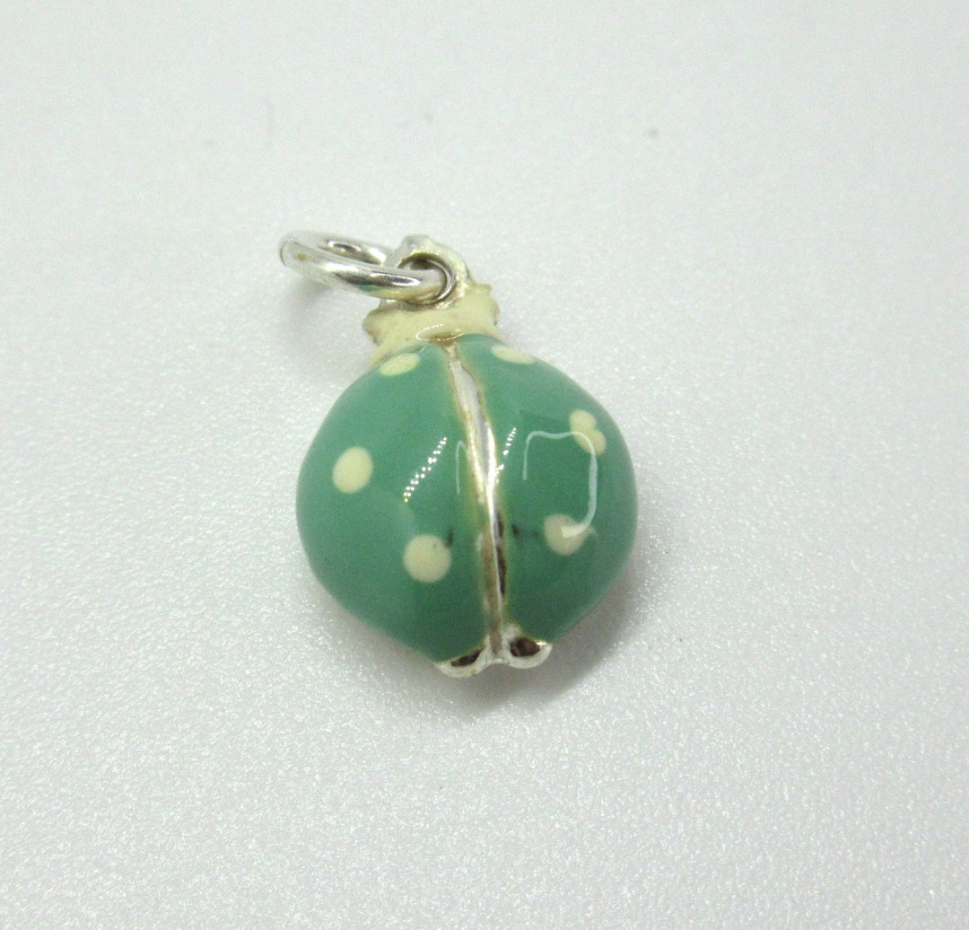 GLSEEVO 925 Sterling Silver Ladybug Brooch for Women
