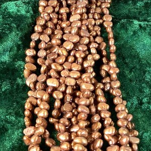 Bronze Pearls - Potato Shape - 4.5mm (Approx)