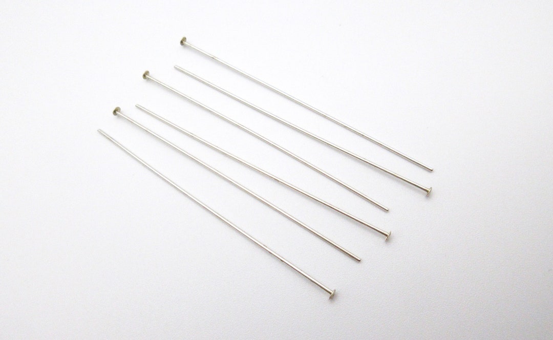 Pin 22 Silver Filled Head Pins - 22 Ga - 2 Inch - Etsy