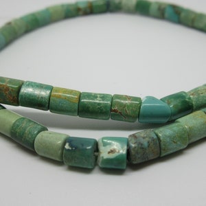 Turquoise Tubes - 5x5mm