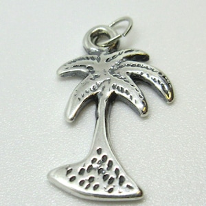Sterling Silver Palm Tree Charm