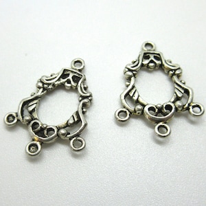 Sterling Silver Fancy Chandelier Findings