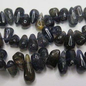 Iolite Drops - Color Enhanced - 6.5mm (approx)