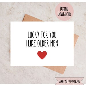 Carte d'anniversaire imprimable drôle, cartes pour hommes plus âgés, cartes d'anniversaire drôles pour mari, cartes d'anniversaire drôles pour petit ami, cartes pour fiancé.